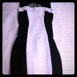Black and white dress